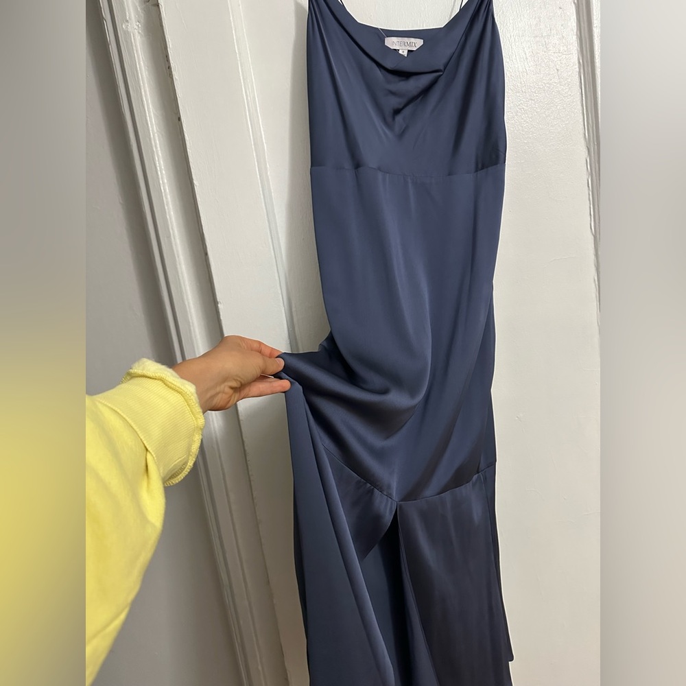 Intermix Silk Maxi Dress, size 8